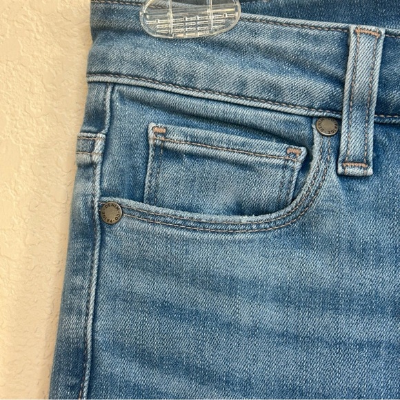 Paige Hoxton Slim Crop Jeans Women’s Size 26 Blue Stretch Denim Mid Rise Ankle - Picture 2 of 10